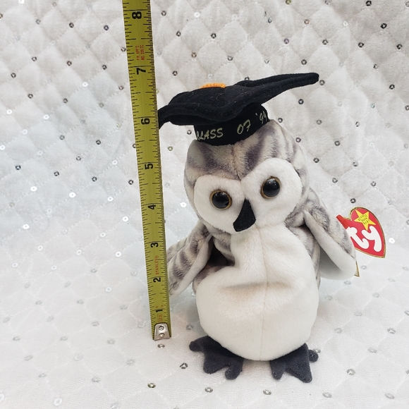 Vintage Ty Beanie Baby  "WISER" Class of '99 - Picture 8 of 10